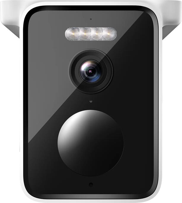 Xiaomi Solar Outdoor Camera BW400 Pro BHR77447GL, 2.5K 4MP Resolution, 10000mAh Battery, IP66 Weatherproof, AI Detection, Color Night Vision, White