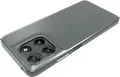 WOO Clear Soft TPU Case for Motorola G67 5G, Transparent Flexible Shock-Resistant Protective Cover with Anti-Slip Grip and Raised Edges