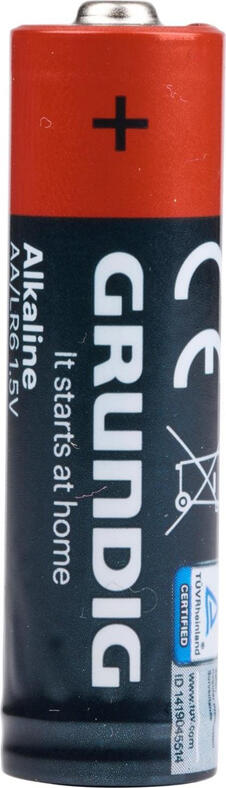 GRUNDIG Battery Alkaline AA/LR6 21000mAh 4pcs Pack Shrink