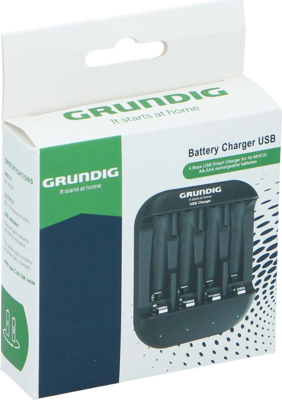 GRUNDIG Battery Charger 4 AA/AAA