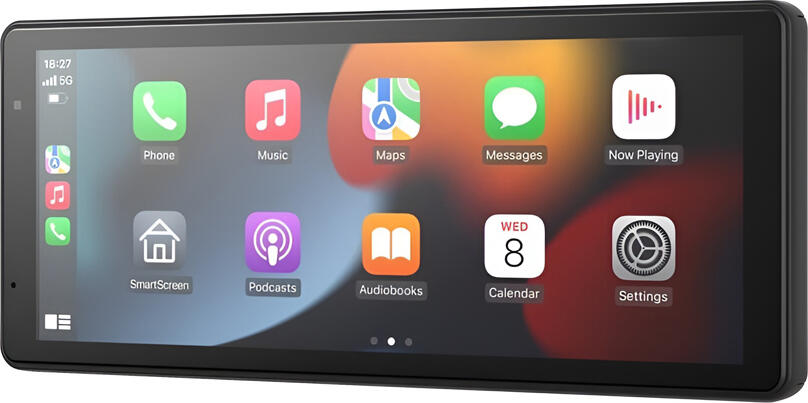 Monitor Multimedia Smart Navitel DS810 Ecran Tactil IPS 8.1 inch 1600x600 Wireless Apple CarPlay Android Auto AirPlay Mirror Cast Camera Reverse Full HD