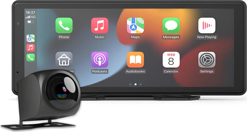 Navitel DS810, Smart Car Monitor + Rear Camera, Wireless Apple Car Play & Android Auto, 8.1"
