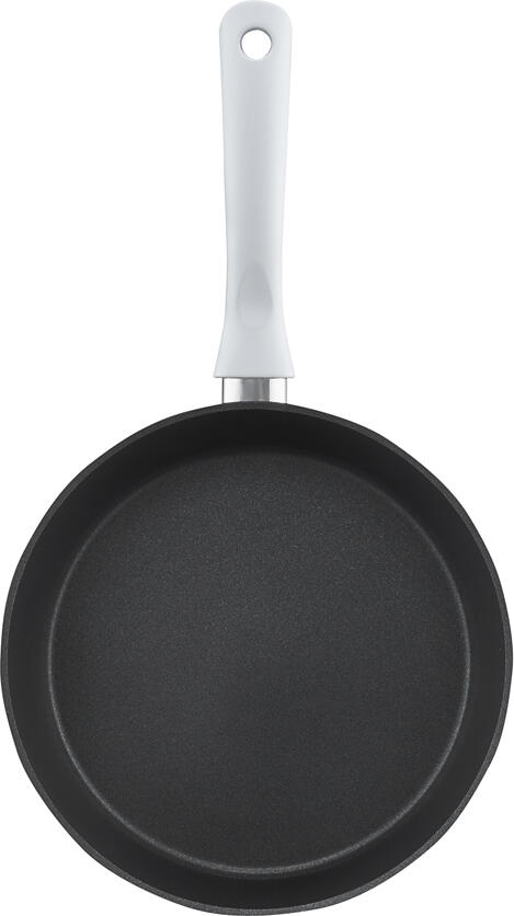 Ambition Alto Qualum Basic Stone Deep Frying Pan 28 cm, Forged Aluminium Non-Stick Cookware, Induction Compatible, High Walls for Stews