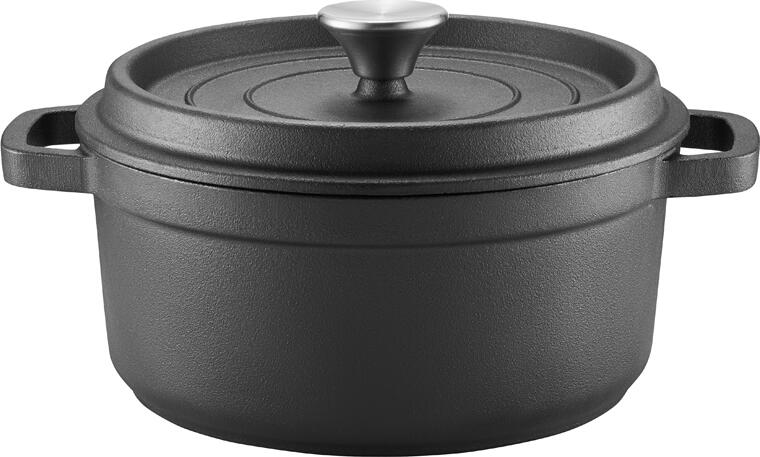 Ambition, Cast Iron, Traditional Pot, Iron, 2.2 L, 20 cm, Cast Iron