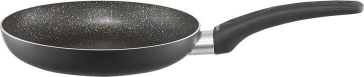 Tiga Ambition Oro 28 cm, Aluminiu cu Strat Non-Stick Qualum Basic Stone Edition, Compatibila cu Inductie, Rezistenta la Cuptor pana la 180°C, Negru