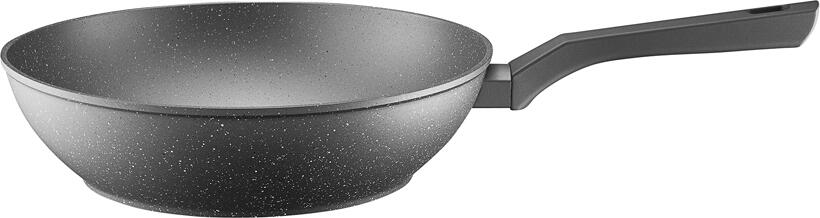 Ambition Ambiton, Wok, Silverstone, 28 Cm, Qualum Basic Stone, Aluminium