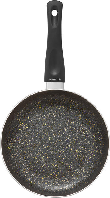 Ambition, Frying Pan, Oro, Qualum Basic Stone Coating, 24 Cm, Aluminium