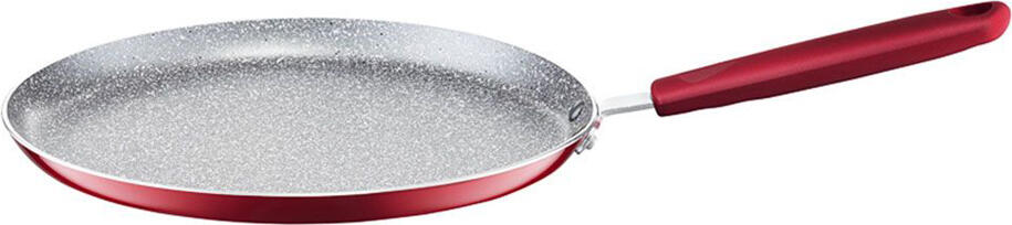 Ambition Jasper Pancake Pan 25 cm, Qualum Basic Stone Non-Stick Coating, Aluminium, Induction and Gas Compatible