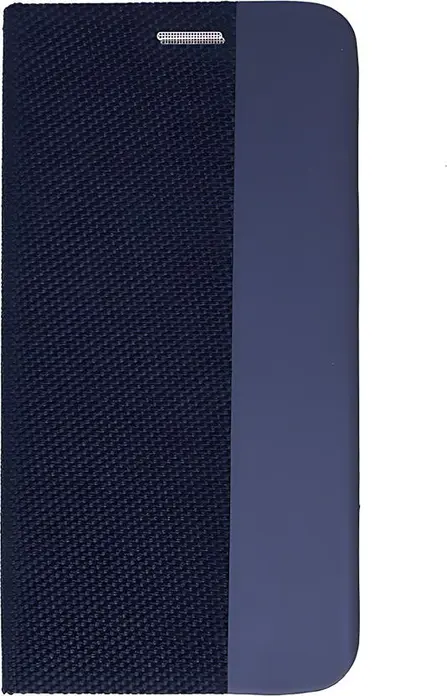 WOO Case for Xiaomi Redmi A7 Pro 5G, Blue Nylon Textile Flip Case with Card Slot, Shockproof and Dust-Resistant Media Stand Cover