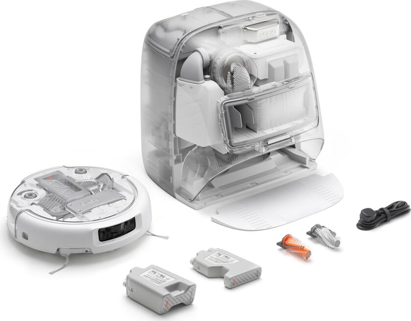 DJI Robot Vacuum Cleaner ROMO P, White