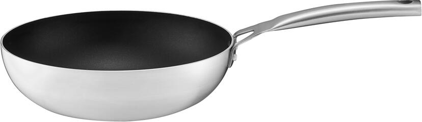 Ambition, Wok, Dott, Heat Control Indicator, Ilag Essential Coating, 28 Cm, Aluminium