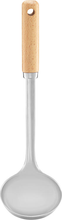 Ambition, Ladle,Natural, 29.8X9.3X5 Cm, Steel, Wood