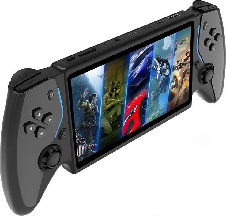 HC8000 Handheld Game Console, 7.0-inch IPS Screen, Rockchip RK3128 Quad-Core CPU, 1GB RAM, 64GB Storage, 15000+ Retro Games, HD TV Output, Linux