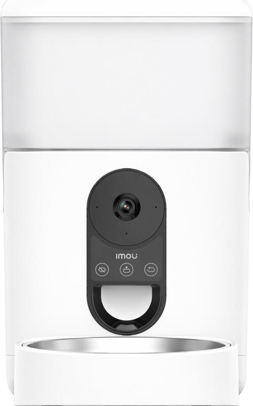imou Smart Pet Food Feeder 2.5K Panoramic View 4L PF1, White