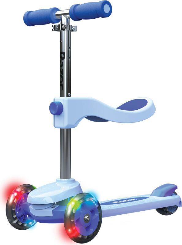 Razor Scooter Kids Convertible 2in1 Rollie Deluxe, Blue