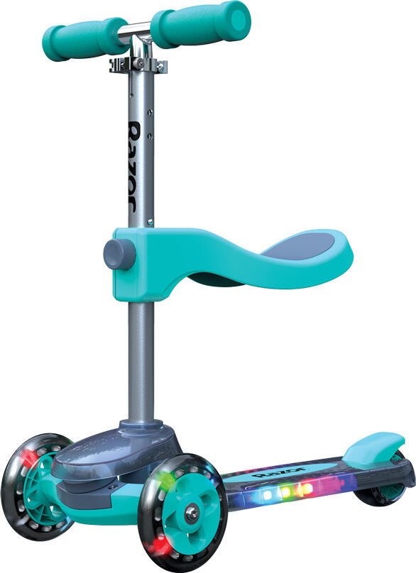 Razor Scooter Kids Convertible 2in1 Rollie Deluxe, Teal