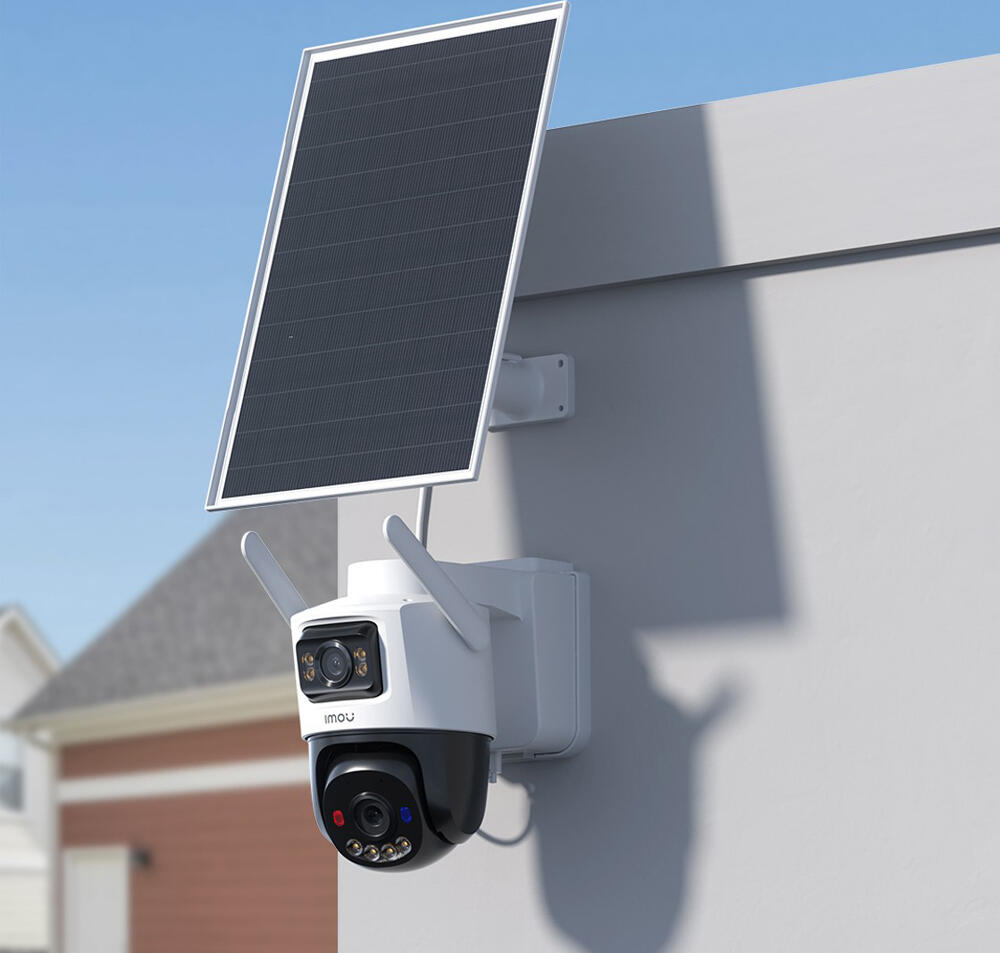 imou Outdoor AOV PTZ Dual Security Camera with 8W Solar Panel Wi-Fi+4G 3K 5+5MP, White