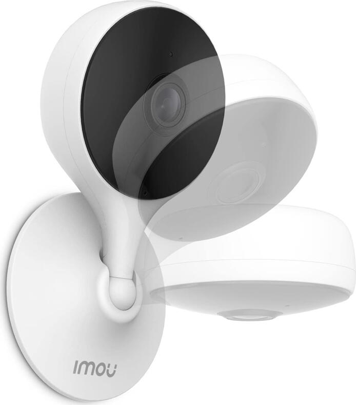 imou Cue 2 Indoor Security Camera, Full HD 2MP 1080p, 112° FOV, Night Vision 10m, Two-Way Audio, Human Detection, Sound Alarm, Wi-Fi, Micro SD Slot