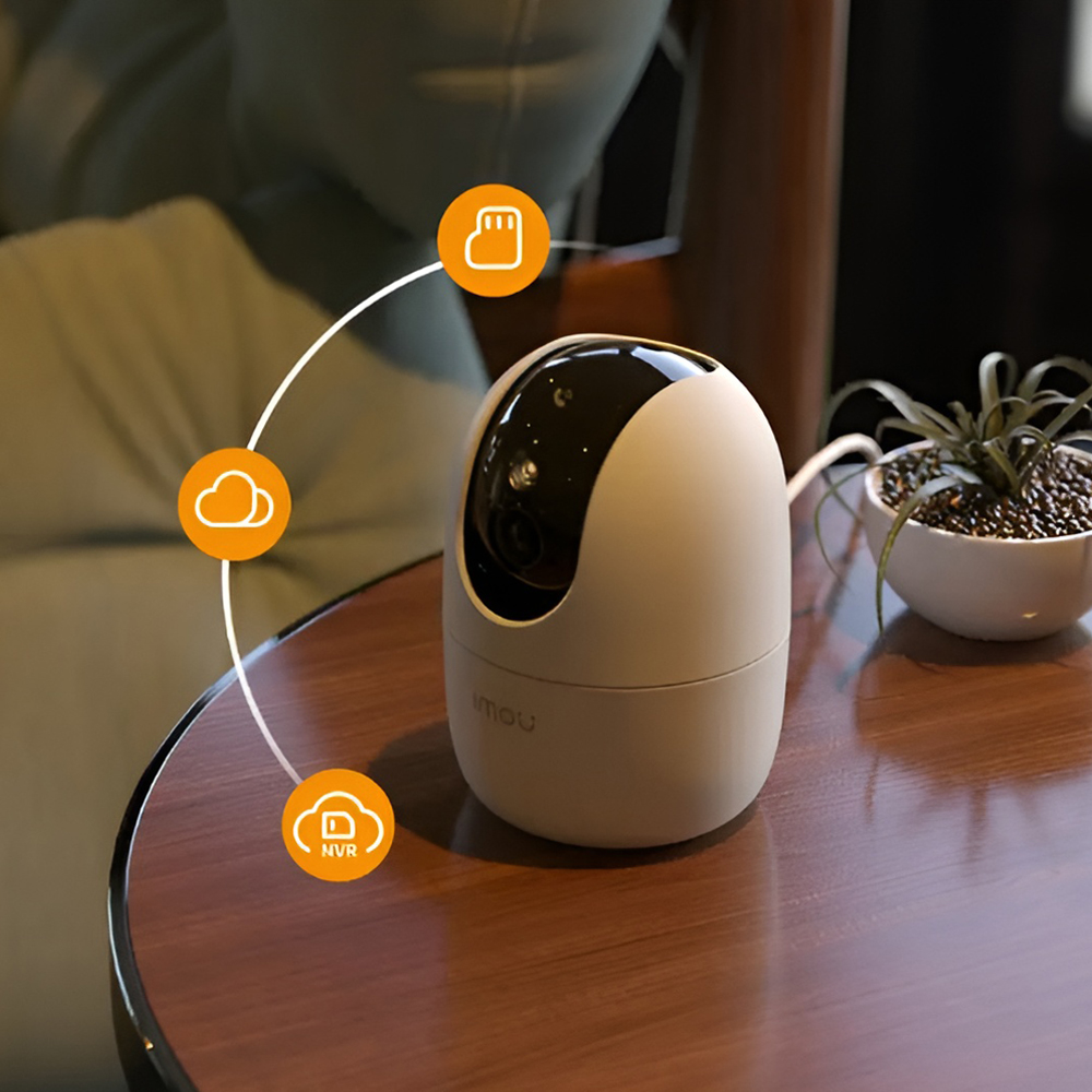 Imou Ranger 2 Pro 5MP 3K Camera Wi-Fi 6, Pan & Tilt, Detectie Umana si de Animale, Audio Bidirectional, Vedere Nocturna, Slot Micro SD, Alb