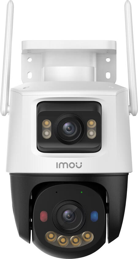 imou Outdoor PT Security Camera Cruiser Dual 2 PRO AURORA 2K 4+4MP, White