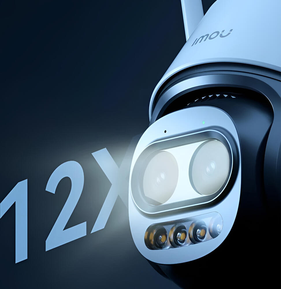 imou Cruiser Z IPC-S7DP-5M0WEZ 5MP 3K Dual Lens Security Camera, 12x Hybrid Zoom, Pan/Tilt, Wi-Fi 6, AI Human/Vehicle Detection, IP66, Two-Way Talk