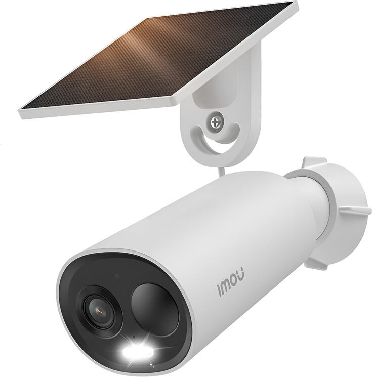 imou Cell 3C IPC-K9DCP-3T0WE-V2 3MP Wireless Security Camera, Integrated Solar Panel, 5000mAh Battery, Human Detection, Two-Way Audio, IP66 White