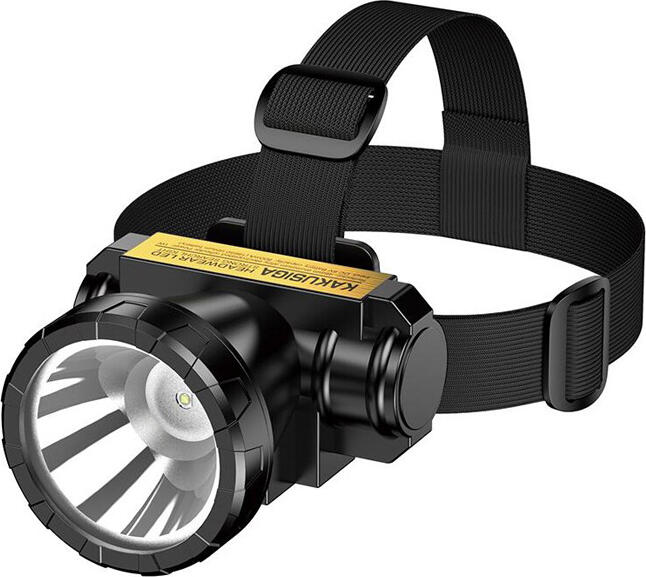 KAKU KSC-7808 Head-Mounted LED Searchlight, High-Intensity, Black