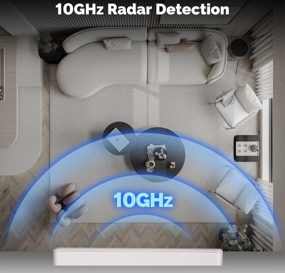 Intrerupator Inteligent Moes Zigbee 3.0 cu Radar mmWave 10GHz pentru Detectarea Prezentii Umane, 1 Gang, Neutru Optional, Max 300W, Tuya Smart, Alexa