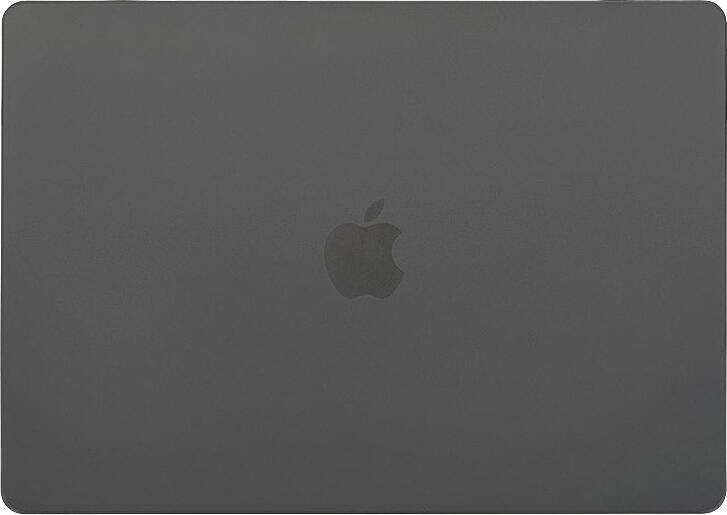 Защитный чехол Tucano Nido Hardshell для MacBook NEO 13, ультратонкий корпус из прочного поликарбоната, черный полупрозрачный, с вентиляцией и противоскользящими ножками