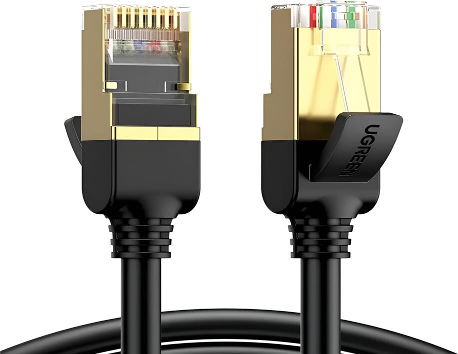 UGREEN Cat7 F/FTP Ethernet Cable, Pure Copper, Shielded, 2m, Black