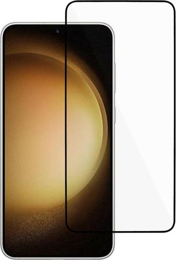 BIVA 5D Tempered Glass Screen Protector for Samsung A17, High Clarity Shockproof and Scratch Resistant Curved Edge Protective Film, Black