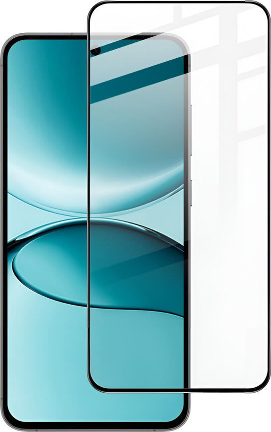 BIVA 5D Tempered Glass Screen Protector for Samsung Galaxy S25 FE, Shock and Scratch Resistant Full Coverage Curved Glass, High Clarity, BIVSAM25FEBK