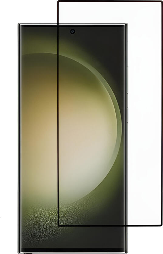 Protectie Ecran BIVA Sticla Temperata 5D pentru Samsung Galaxy S24 Ultra, Acoperire Totala Margini Curbate, Rezistenta la Zgarituri si Socuri, Negru