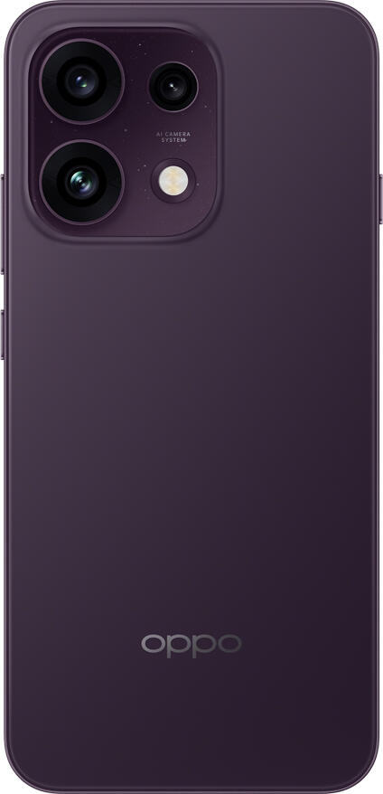 Smartphone OPPO Reno 16F 5G CPH2859, Purple Black, Ecran AMOLED 6.57" 120Hz, Dimensity 7300 Energy, 8GB RAM, 256GB Stocare, Camera Tripla 50MP, Baterie 7000mAh, IP68/IP69K