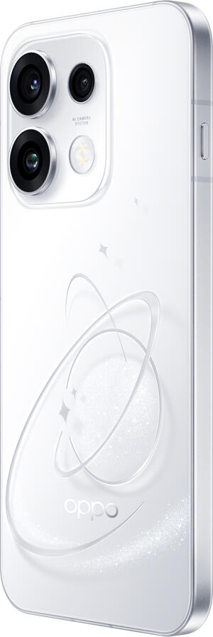 OPPO Reno 16F 5G CPH2859 Smartphone, Pop White, 6.57" AMOLED 120Hz, Dimensity 7300 Energy, 8GB RAM, 256GB Storage, 50MP Triple Camera, 7000mAh Battery, IP68/IP69K
