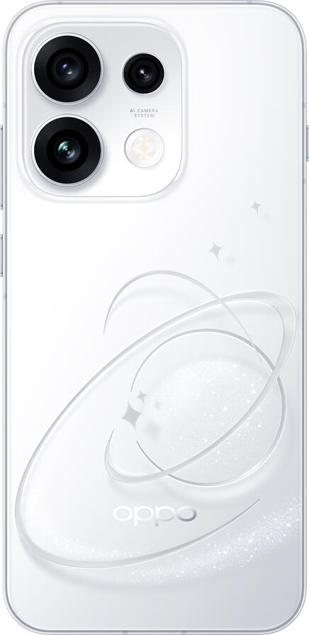 OPPO Reno 16F 5G CPH2859 Smartphone, Pop White, 6.57" AMOLED 120Hz, Dimensity 7300 Energy, 8GB RAM, 256GB Storage, 50MP Triple Camera, 7000mAh Battery, IP68/IP69K