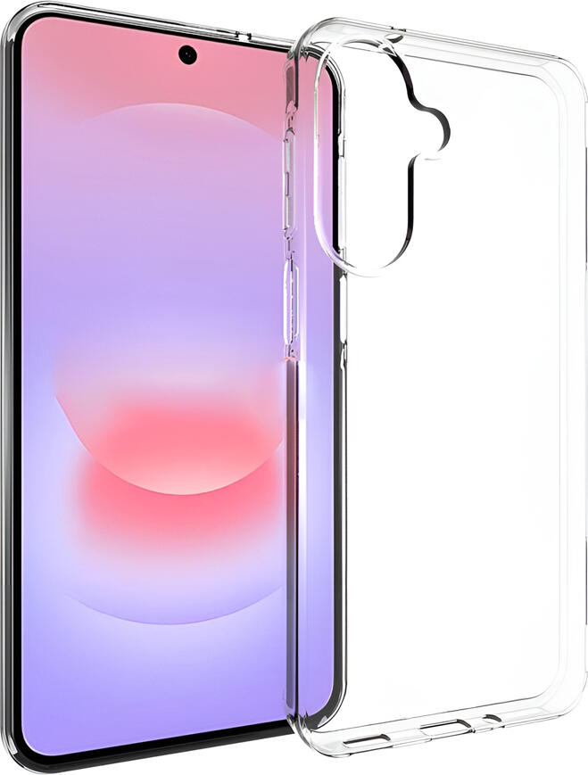 Husa Protectie WOO pentru Samsung Galaxy A27, Cover Slim Shock Absorbent din TPU Flexibil Transparent, Anti-Alunecare si Rezistenta la Praf cu Margini Ridicate