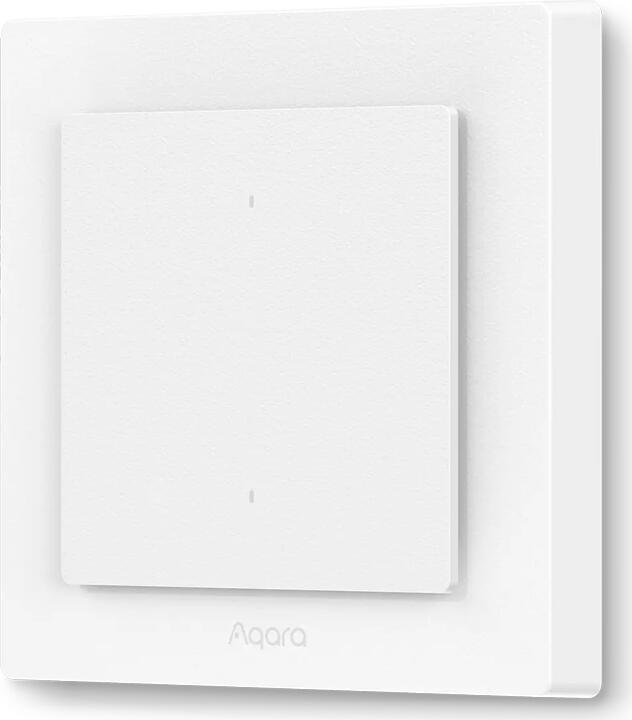 Aqara Zigbee/ Thread Light Switch H2 EU ( 2 Buttons, 1 Channels), White