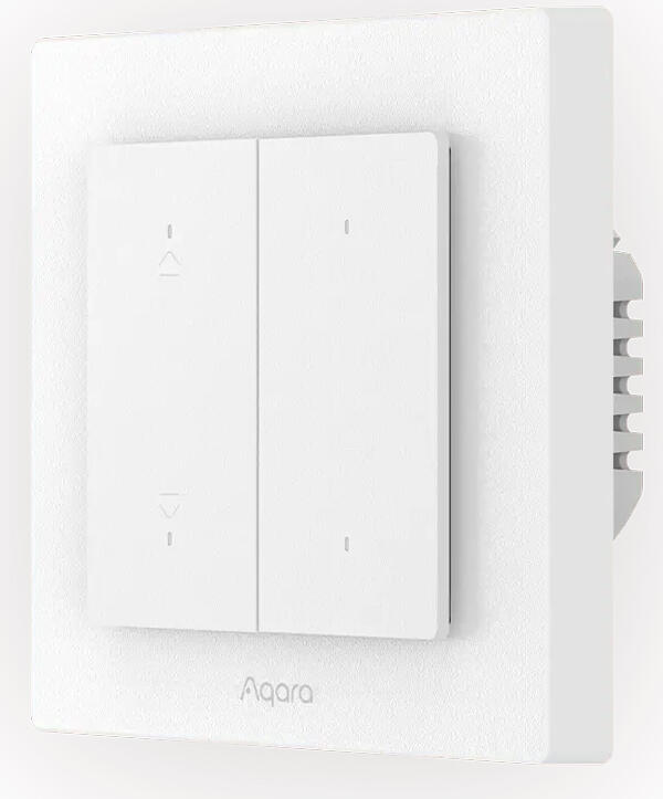 Aqara Zigbee/ Thread Light Switch H2 EU ( 4 Buttons, 2 Channels), White