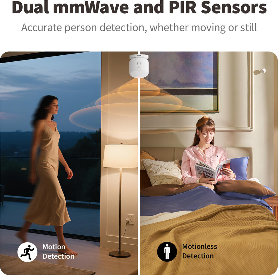 Aqara FP300 Presence Multi-Sensor, 60 GHz mmWave Radar, PIR, Light, Temp, Humidity, Thread, Zigbee, Bluetooth, Matter, AI Spatial Learning