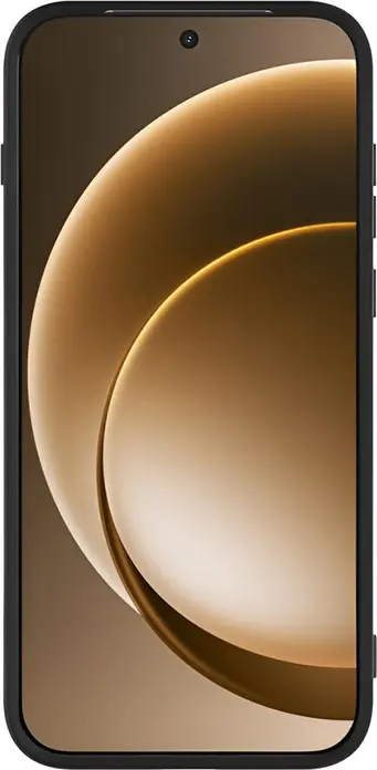 Чехол WOO Helmet из жидкого силикона для OnePlus 15, противоударный матовый противоскользящий защитный кейс с приподнятыми краями, черный