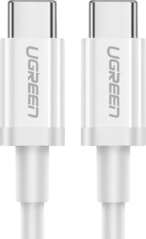 UGREEN Cable Type-C 2.0 to Type-C 2.0 5A 60W 2M, White | US300