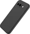 Helmet WOO Liquid Silicone Case for Google Pixel 10a, Matte Soft-Touch Anti-Slip Cover with Shock-Absorbing Lining and Raised Bezel Protection