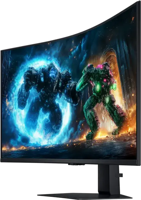 37" SAMSUNG Odyssey G7 G75F,Black,Curved-VA,3840x2160,165Hz,FreeSync,1msMPRT,350cd,HRD10,DP+HDMI+USB