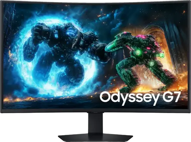 Игровой монитор Samsung Odyssey G7 G75F 37" 4K UHD VA Изогнутый, 165Гц, 1мс GtG, 1000R, HDR600, FreeSync Premium Pro, HDMI 2.1, Черный