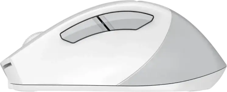 A4Tech Fstyler FG35CS Plus Wireless Mouse, White, 2.4 GHz, Silent Clicks, Adjustable DPI 1000-3200, Rechargeable Battery, USB-C Charging, 6 Buttons