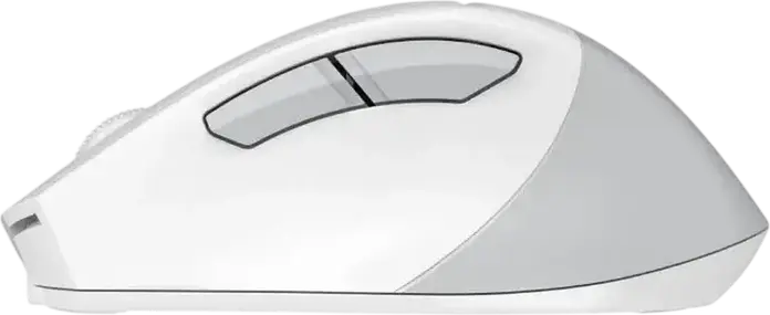 A4Tech Fstyler FG35CS Plus Wireless Mouse, White, 2.4 GHz, Silent Clicks, Adjustable DPI 1000-3200, Rechargeable Battery, USB-C Charging, 6 Buttons