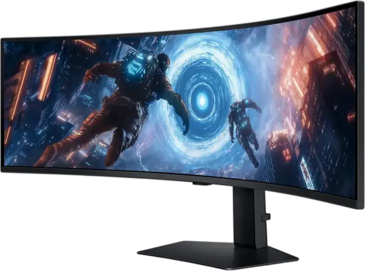 49" SAMSUNG Odyssey G9 G91F,Black,Curved-VA,5120x1440,144Hz,FreeSync,1msGTG,350cd,HDR10,HDMI+DP+USB