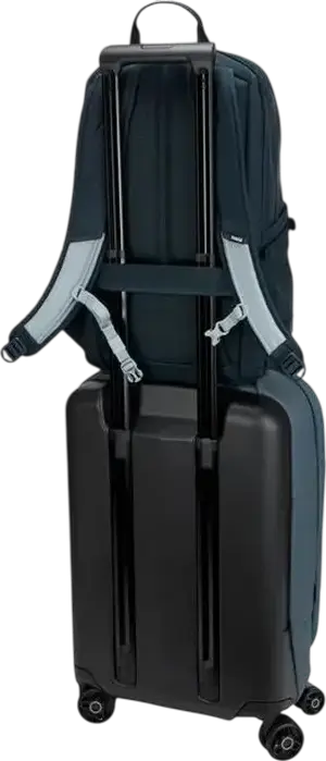 Thule EnRoute TEBP5216 Laptop Backpack 23L, 400D Nylon, Fits up to 16 inch Laptop, Luggage Pass-through, Padded Straps, Soft Blue / Darkest Blue