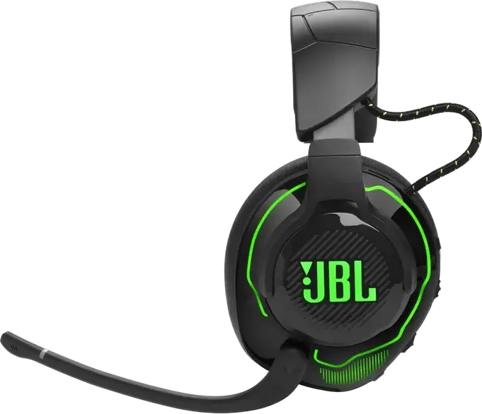 Casca Gaming Wireless JBL Quantum 910X, ANC, Audio Spatial Dual cu Head Tracking, Bluetooth 5.2, 2.4 GHz, Baterie 37h, pentru Xbox, PS, PC, Switch